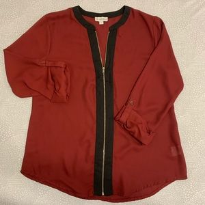 GUESS Long Sleeve with Front Zipper